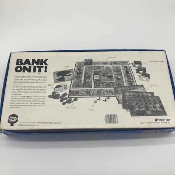 Vintage 1986 Pressman Bank on It! #5250 - Picture 6 of 6